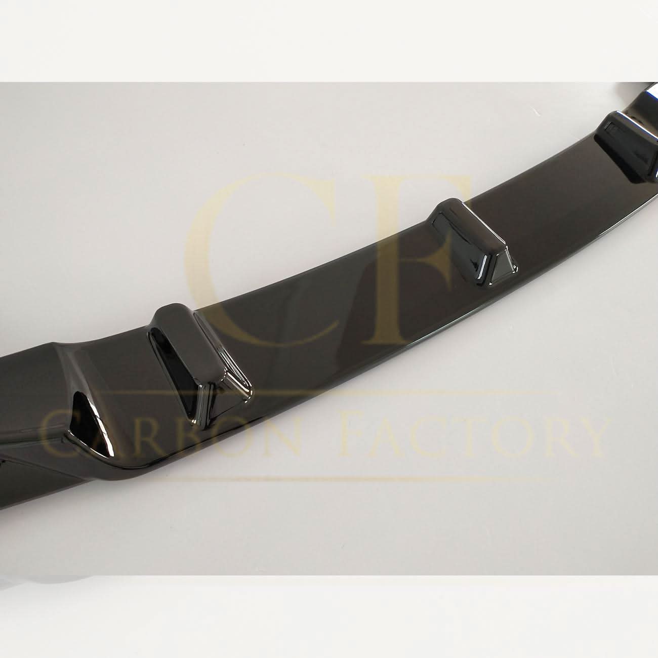 V Style Gloss Black Front Splitter for BMW G11 G12 7 Series LCI 20-23 - Carbon Factory