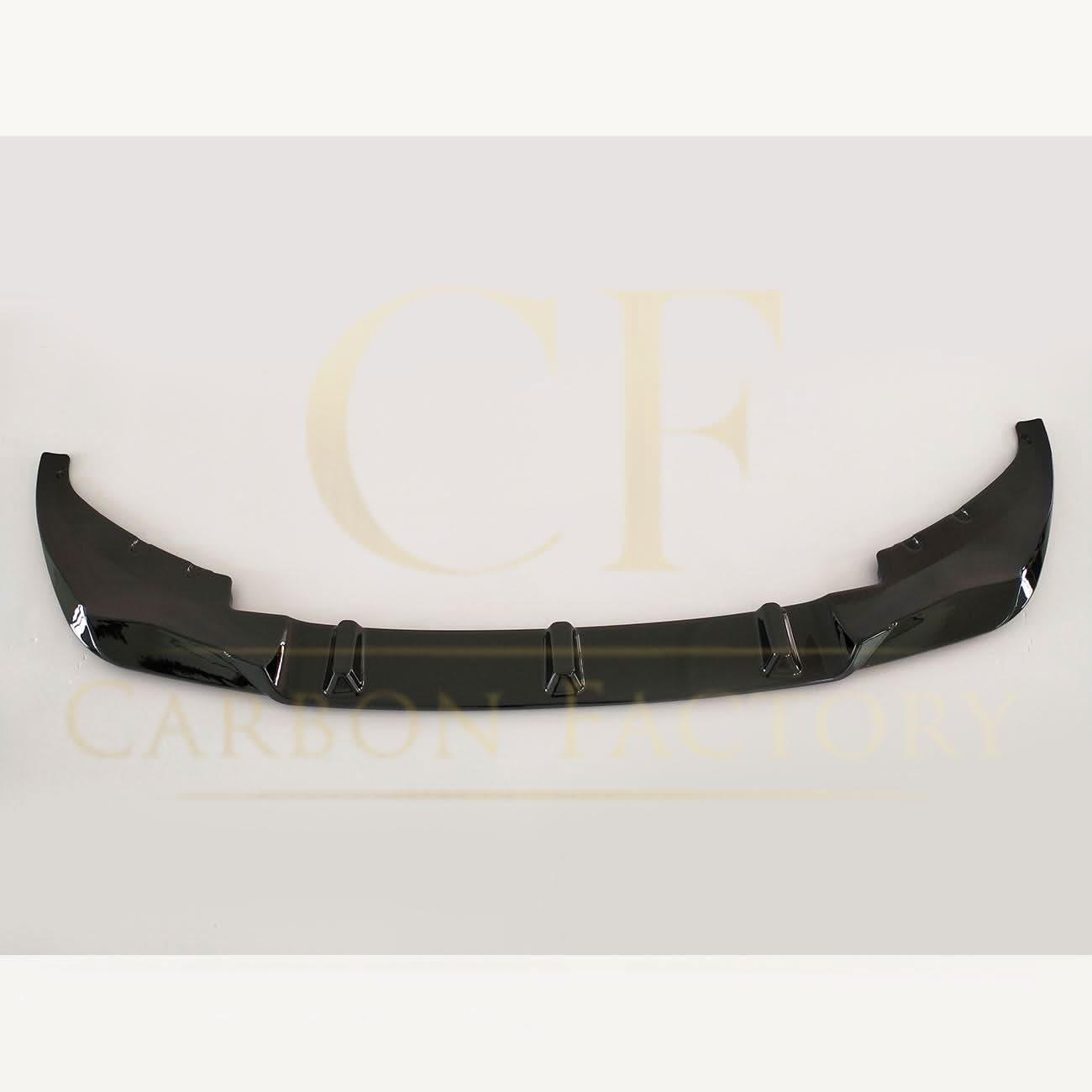 V Style Gloss Black Front Splitter for BMW G11 G12 7 Series LCI 20-23 - Carbon Factory