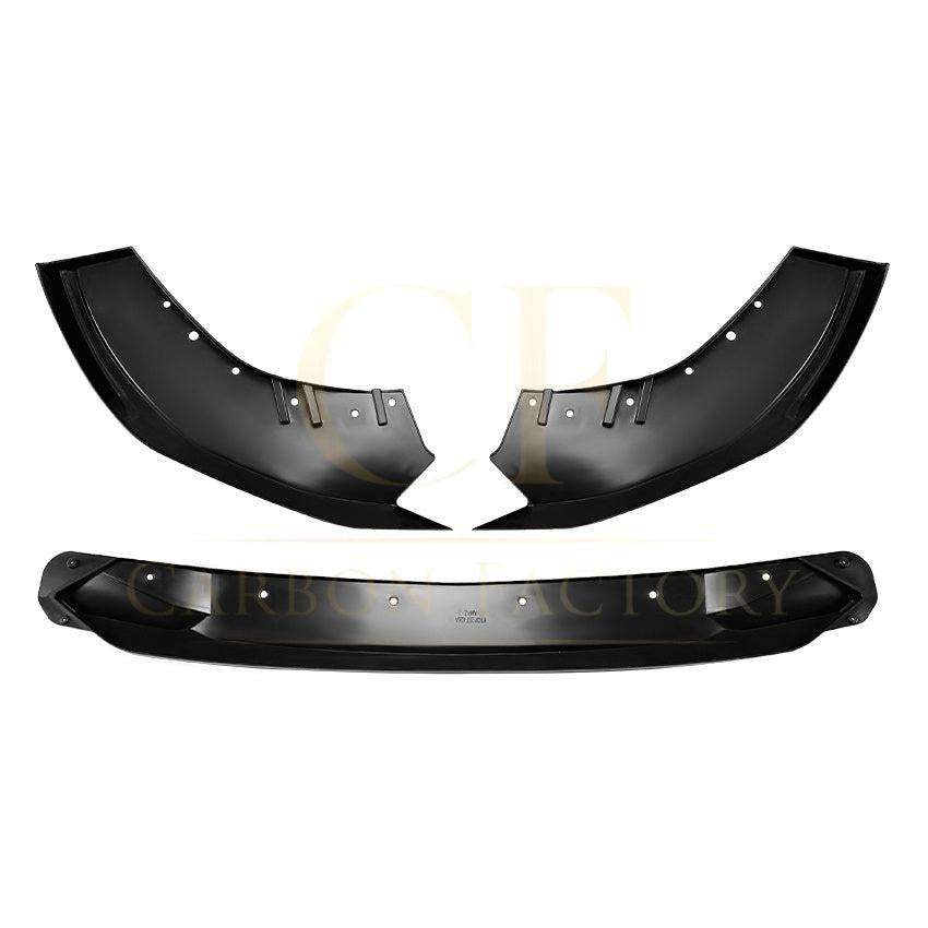 V Style Gloss Black Front Splitter for BMW G42 2 Series Coupe 21-Present - Carbon Factory