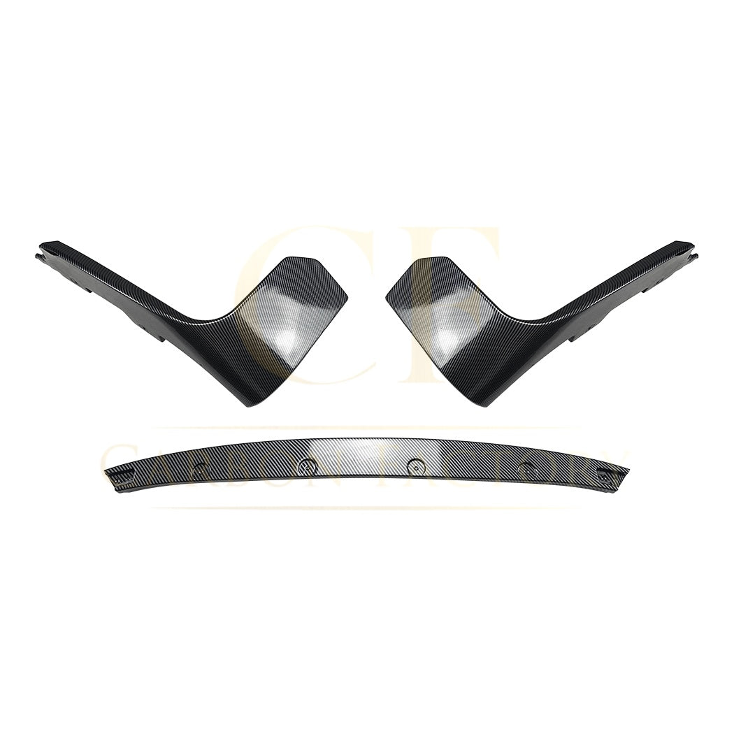 V Style Gloss Black Front Splitter for BMW G87 M2 23-Present - Carbon Factory