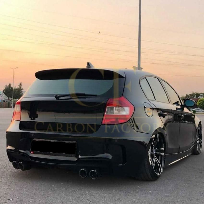 3D Style Gloss Black Roof Spoiler for BMW 1 Series E81 E87 04-11 - Carbon Factory