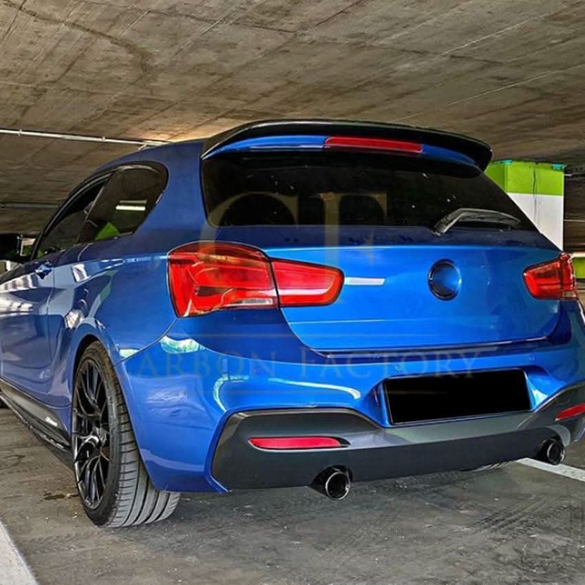 3D Style Gloss Black Roof Spoiler for BMW F20 F21 1 Series 11-19 - Carbon Factory