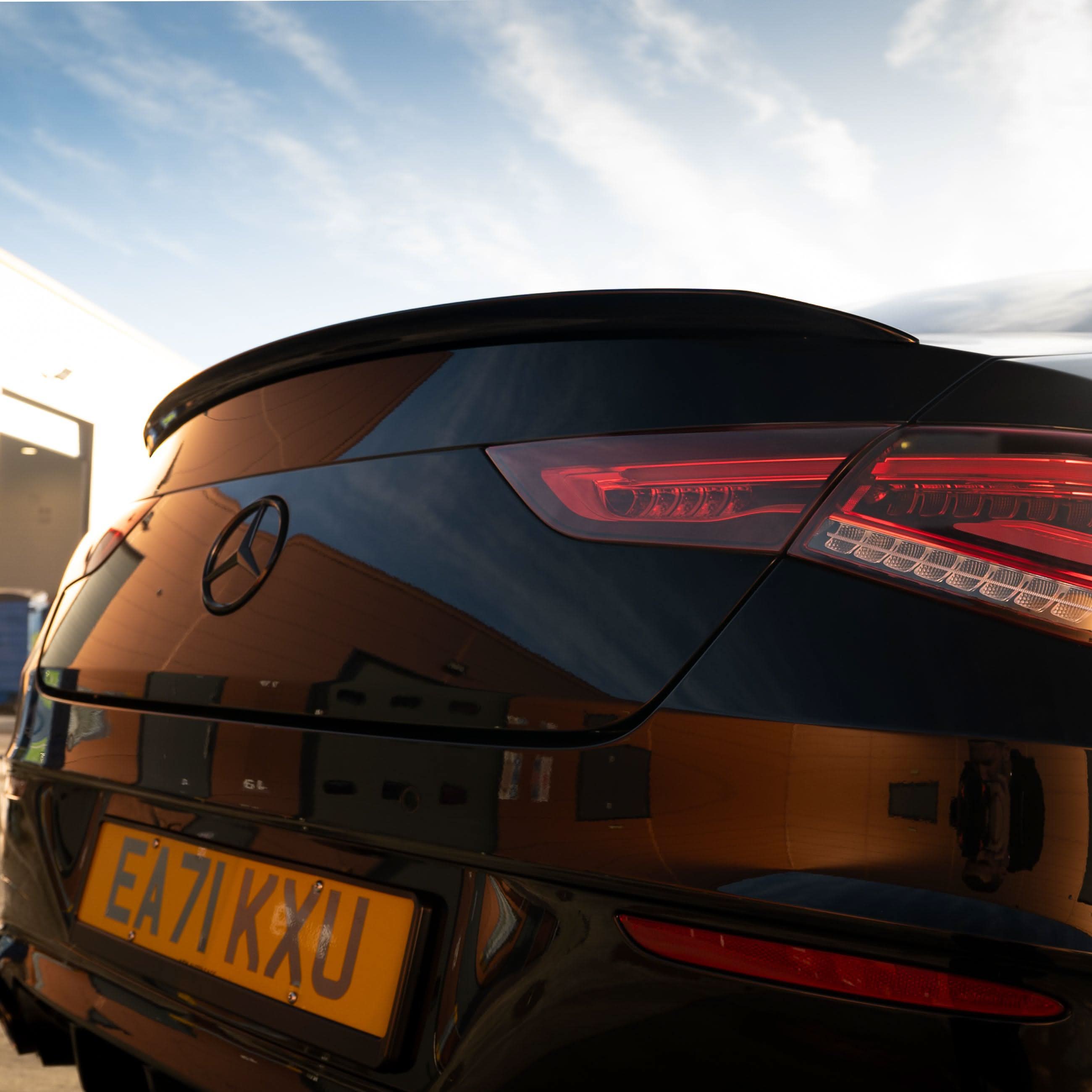 AMG Style Gloss Black Boot Spoiler for Mercedes Benz W118 CLA 19-Present - Carbon Factory