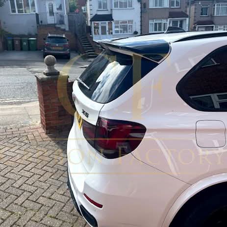Carbon Factory Style Gloss Black Roof Spoiler for BMW F15 X5 F85 X5M 13-18 - Carbon Factory