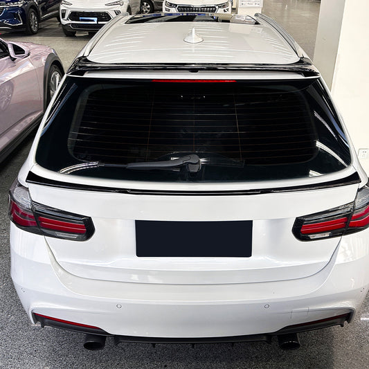 Gloss Black Mid Spoiler for BMW F31 3 Series 12-19 - Carbon Factory