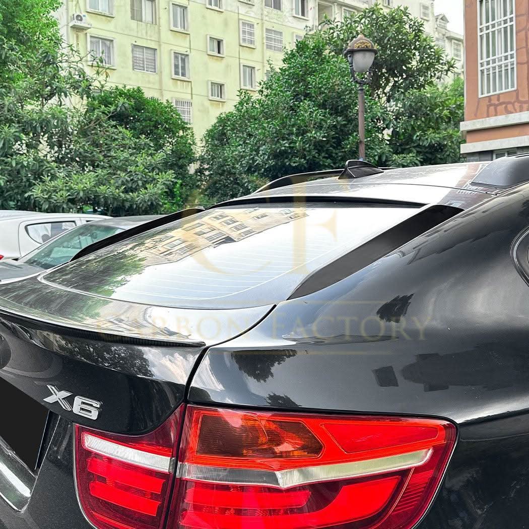 Gloss Black Side Spoilers for BMW E71 X6 08-14 - Carbon Factory