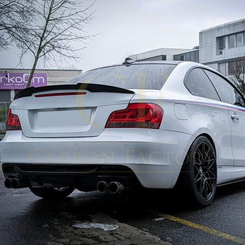 M4 Style Gloss Black Boot Spoiler for BMW 1 Series E82 2007-2013 - Carbon Factory