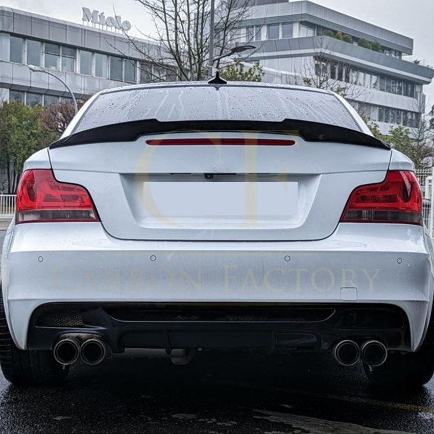 M4 Style Gloss Black Boot Spoiler for BMW 1 Series E82 2007-2013 - Carbon Factory