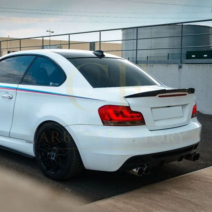 M4 Style Gloss Black Boot Spoiler for BMW 1 Series E82 2007-2013 - Carbon Factory