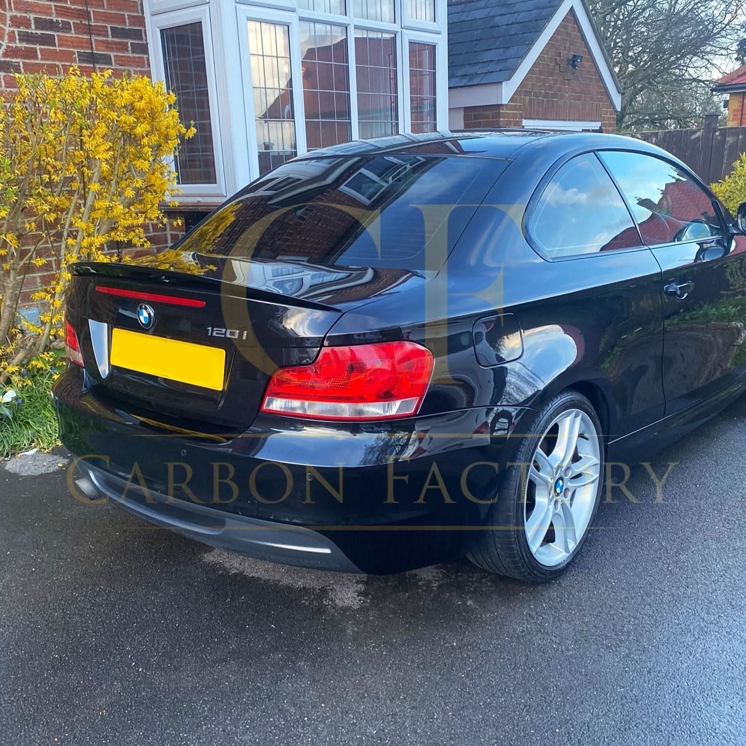 MP Style Gloss Black Boot Spoiler for BMW 1 Series E82 2007-2013 - Carbon Factory