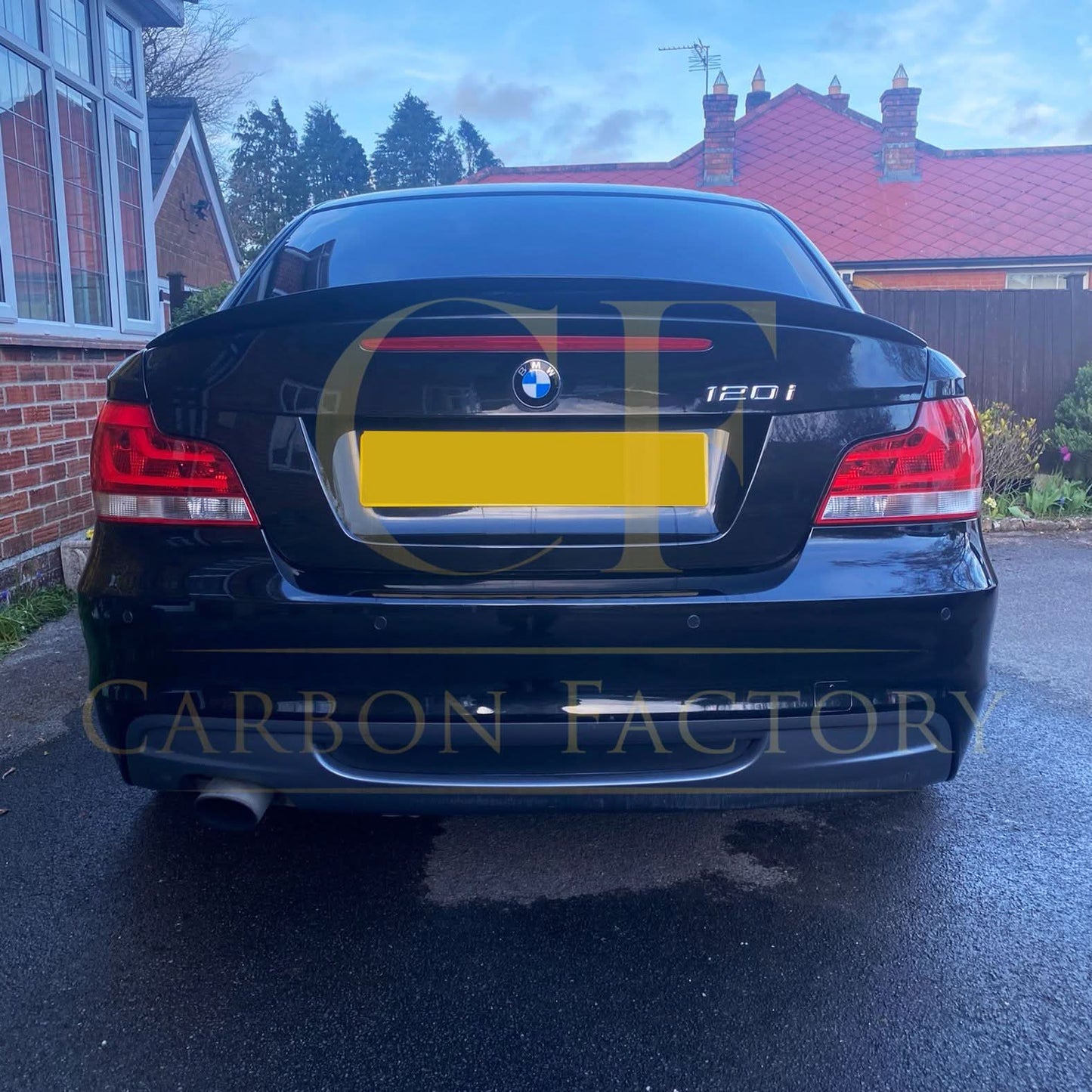 MP Style Gloss Black Boot Spoiler for BMW 1 Series E82 2007-2013 - Carbon Factory