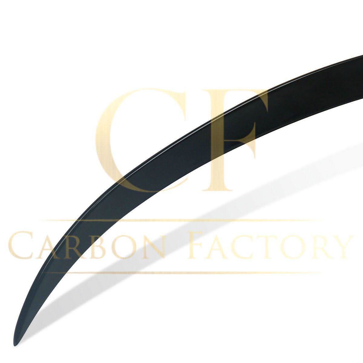 Gloss black MP Style boot spoiler for BMW F10 5 Series 2010-2017, shown installed on the rear of the vehicle.
