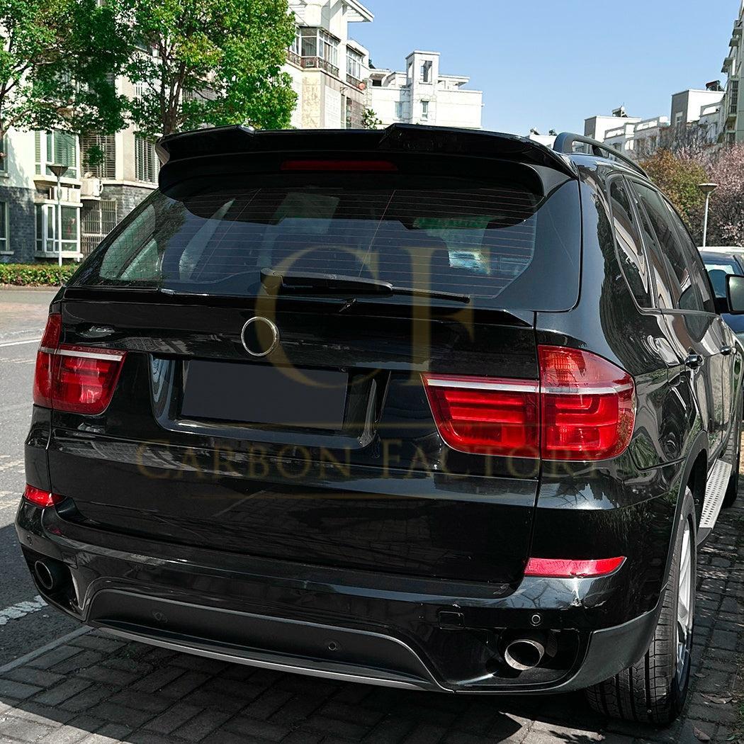 MP Style Gloss Black Mid Spoiler for BMW E70 X5 08-14 - Carbon Factory