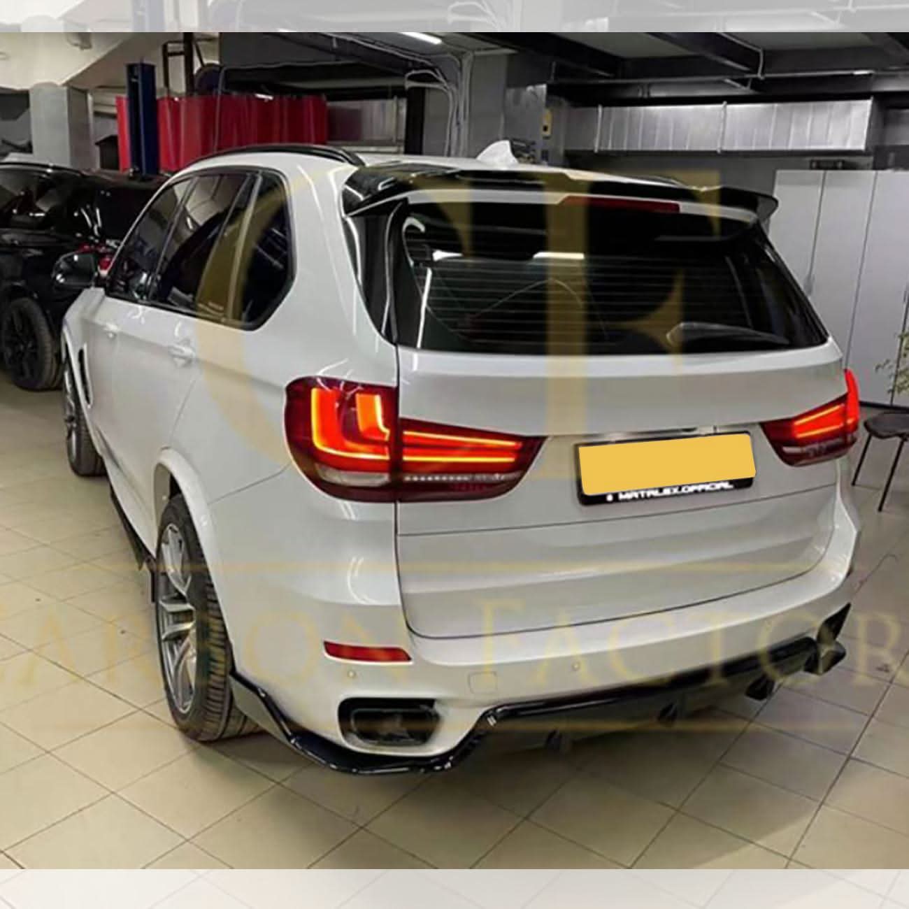 MP Style Gloss Black Roof Spoiler for BMW F15 X5 F85 X5M 14-18 - Carbon Factory