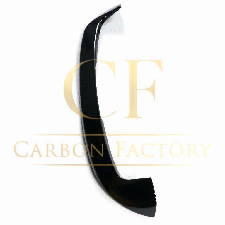 Gloss black roof spoiler for BMW F20 F21 1 Series, stylish aerodynamic accessory for 2011-2019 models.