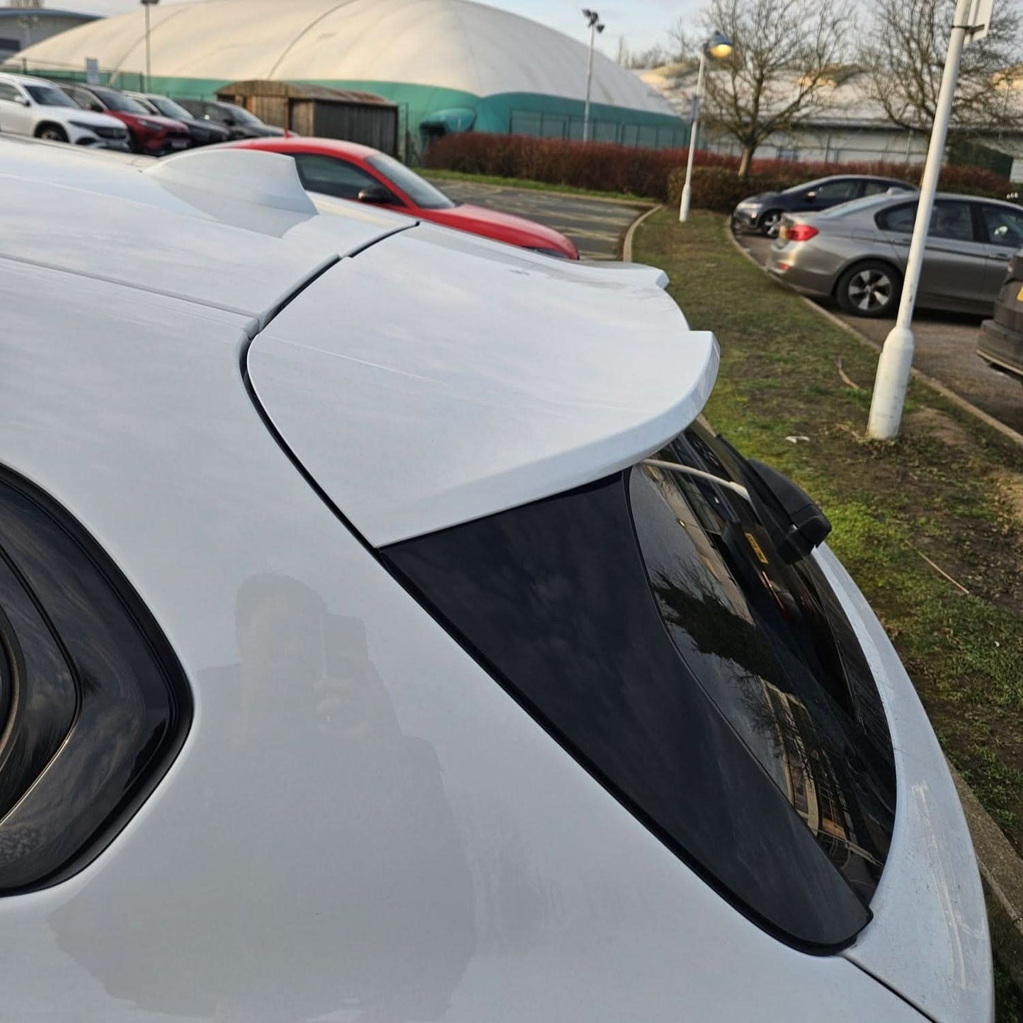 MP Style Gloss Black Roof Spoiler for BMW F40 1 Series 19-24 - Carbon Factory