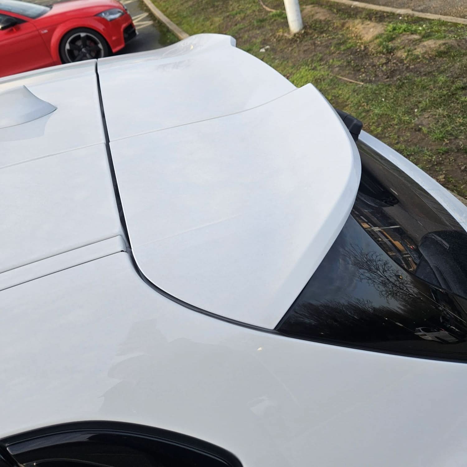 MP Style Gloss Black Roof Spoiler for BMW F40 1 Series 19-24 - Carbon Factory