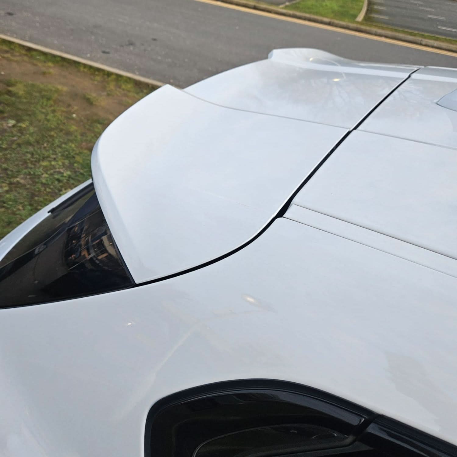 MP Style Gloss Black Roof Spoiler for BMW F40 1 Series 19-24 - Carbon Factory