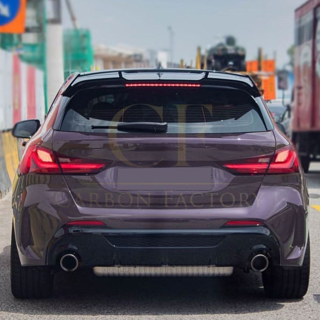 MP Style Gloss Black Roof Spoiler for BMW F40 1 Series 19-24 - Carbon Factory