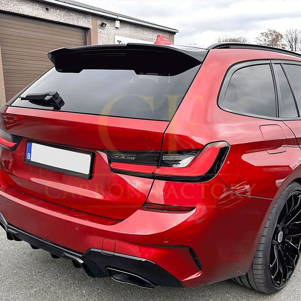 MP Style Gloss Black Roof Spoiler for BMW G21 3 Series G81 M3 19-Present - Carbon Factory