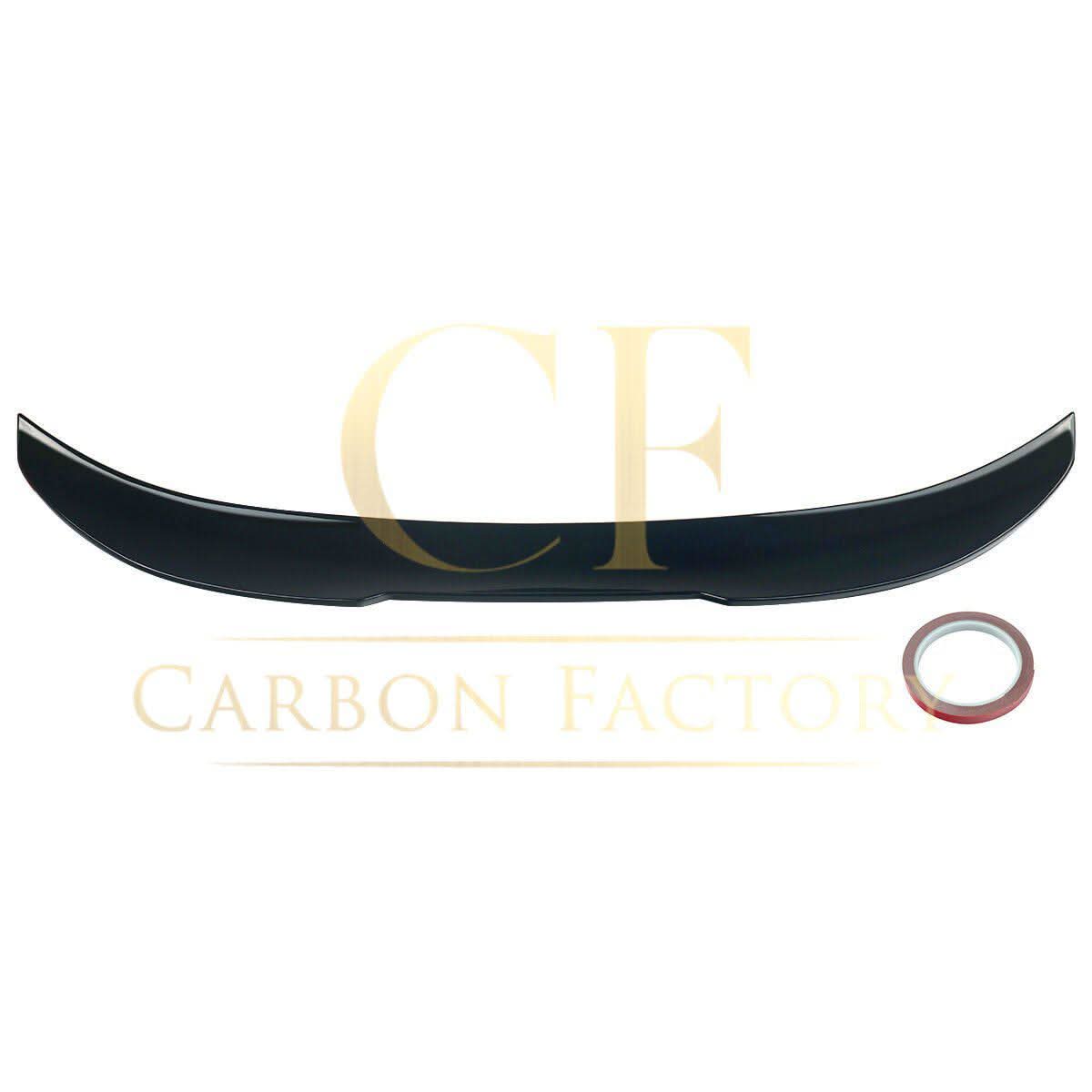 Gloss black PSM-style boot spoiler for BMW 3 Series F30 F80 M3 saloon, styled to enhance sporty appearance.