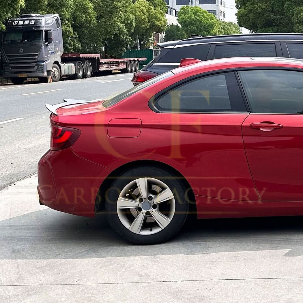 Small V Style Gloss Black Spoiler for BMW F22 2 Series F87 M2 M2C 14-20 - Carbon Factory