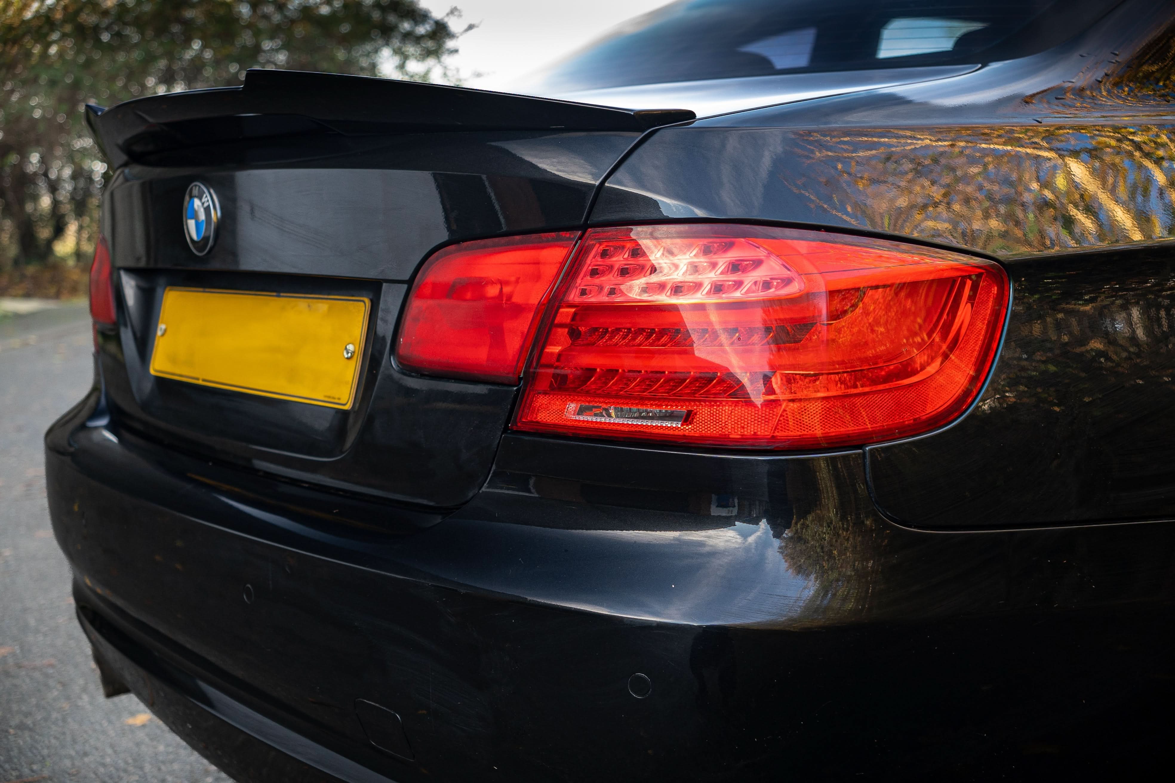 V Style Gloss Black Boot Spoiler for BMW 3 Series E92 Coupe inc M3 05-11 - Carbon Factory