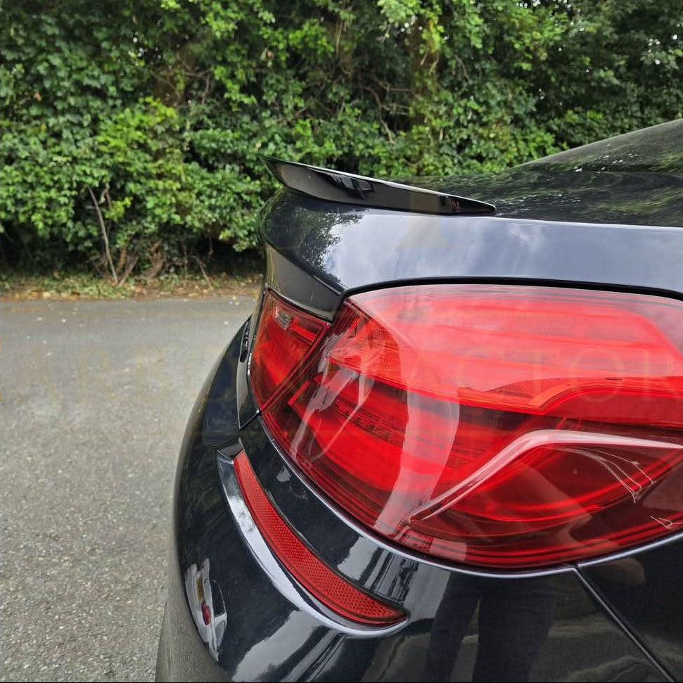 V Style Gloss Black Boot Spoiler for BMW 6 Series F06 F13 inc M6 11-18 - Carbon Factory