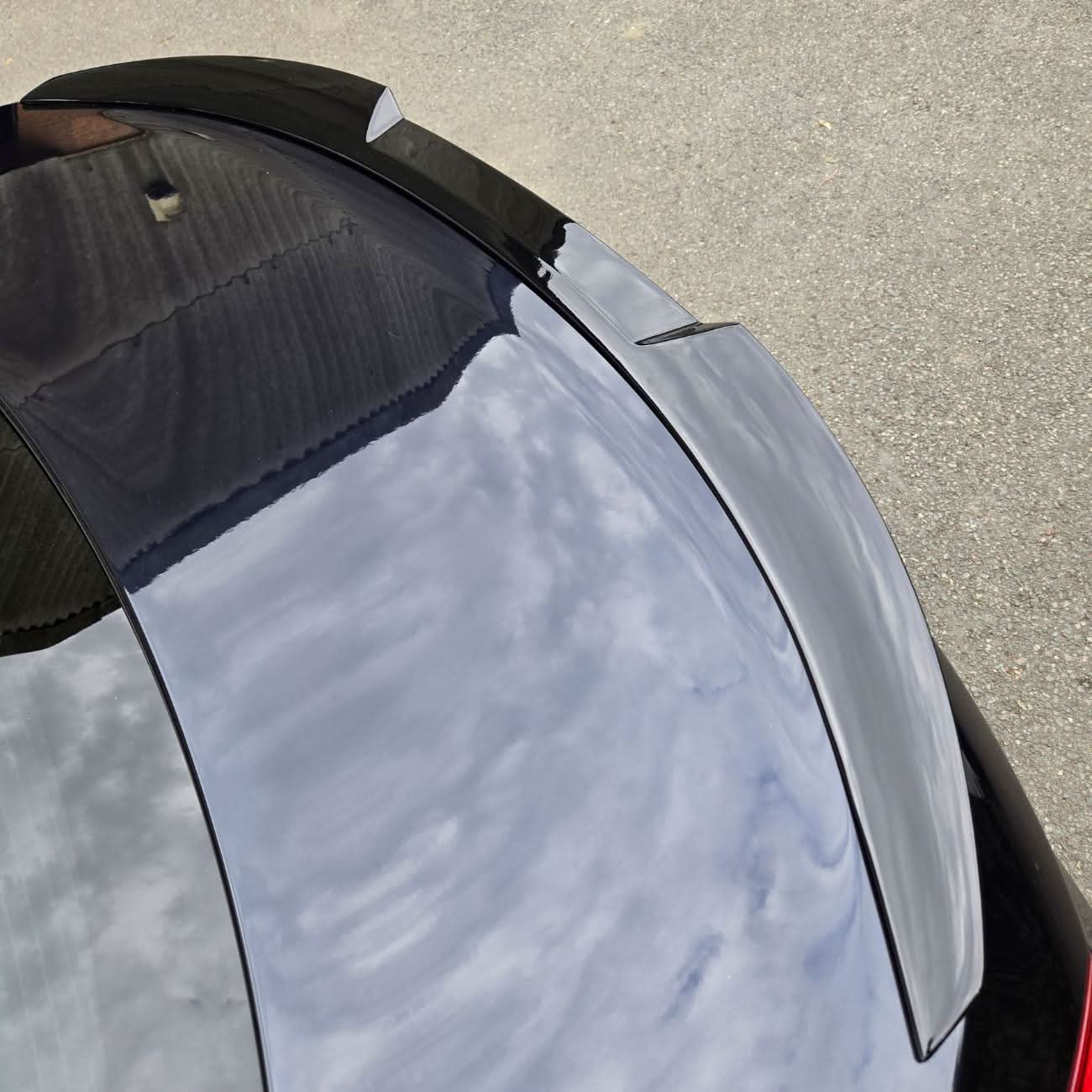 V Style Gloss Black Boot Spoiler for BMW 6 Series F06 F13 inc M6 11-18 - Carbon Factory
