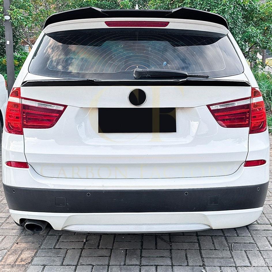 V Style Gloss Black Mid Spoiler for BMW F25 X3 11-17 - Carbon Factory