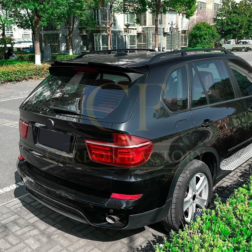 V Style Gloss Black Roof Spoiler for BMW E70 X5 08-14 - Carbon Factory