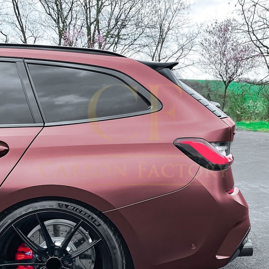 V Style Gloss Black Side Spoiler for BMW G21 3 Series G81 M3 19-Present - Carbon Factory