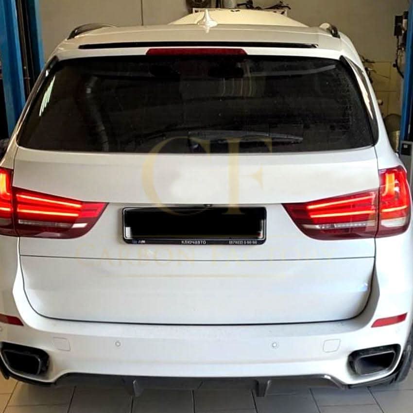 V1 Style Gloss Black Roof Spoiler for BMW F15 X5 14-18 - Carbon Factory
