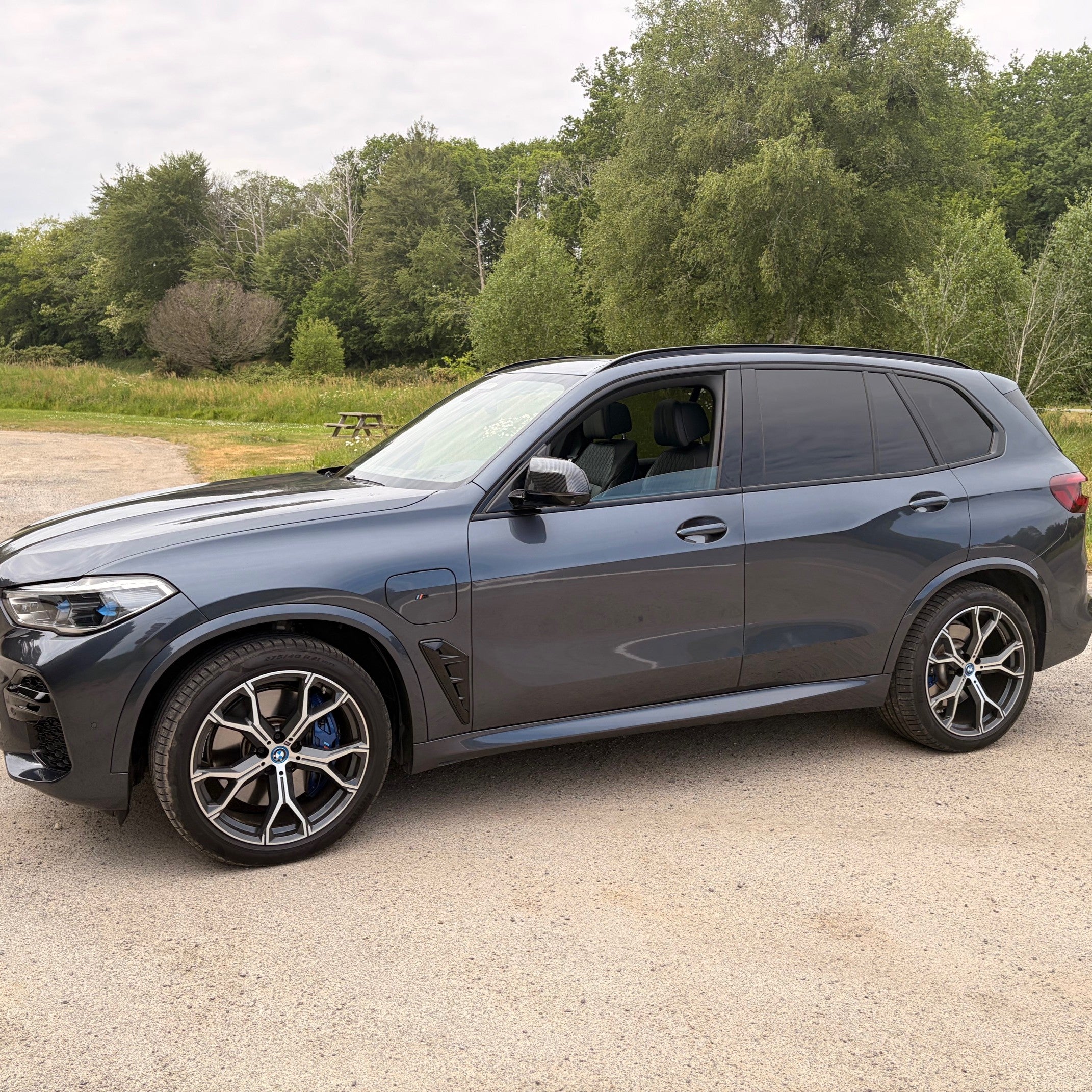 Gloss Black Side Vent Fender Trims for BMW G05 X5 F95 X5M 19-Present