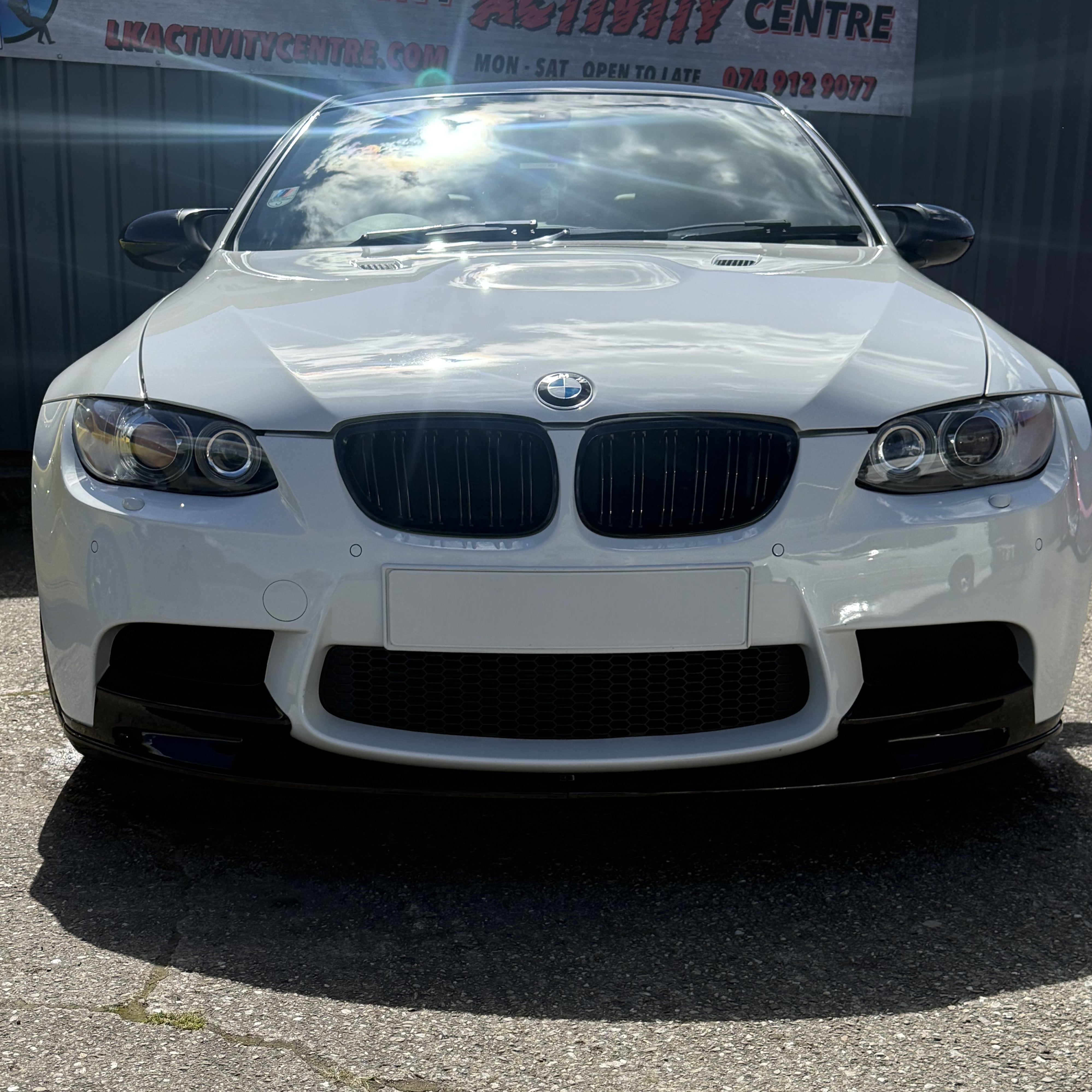 MP Style Gloss Black Front Splitter for BMW E90 E92 E93 M3 07-13