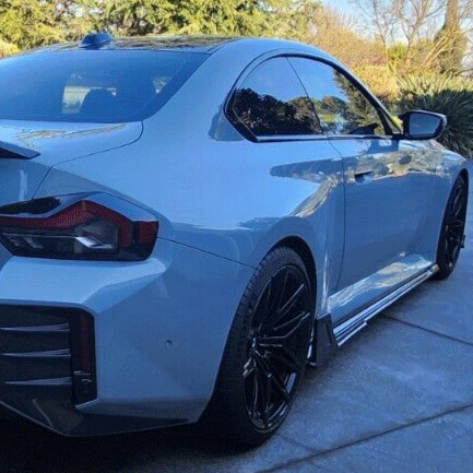 V Style Pre-Preg Carbon Fibre Side Skirts for BMW G87 M2 23-Present