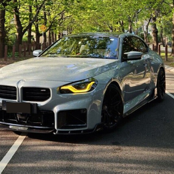 V Style Pre-Preg Carbon Fibre Side Skirts for BMW G87 M2 23-Present