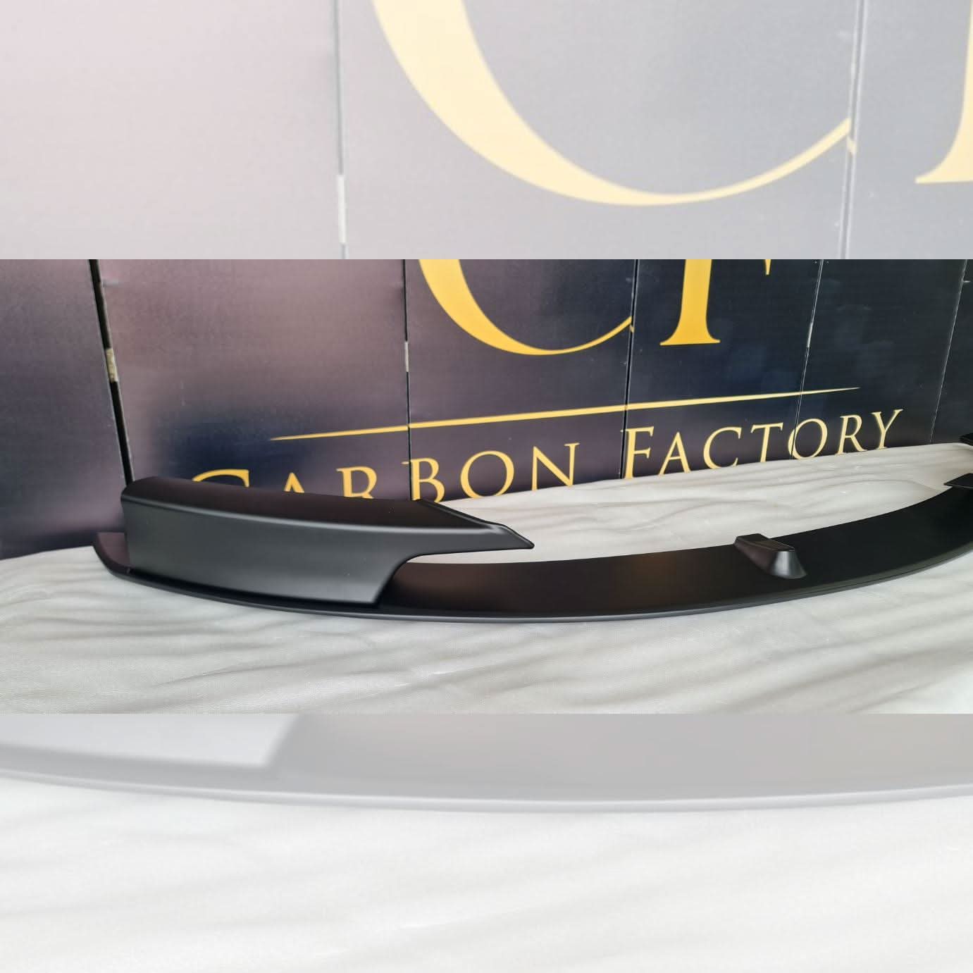 MP Style Matt Black Front Splitter for BMW F30 F31 3 Series M Sport 12-19 - Carbon Factory