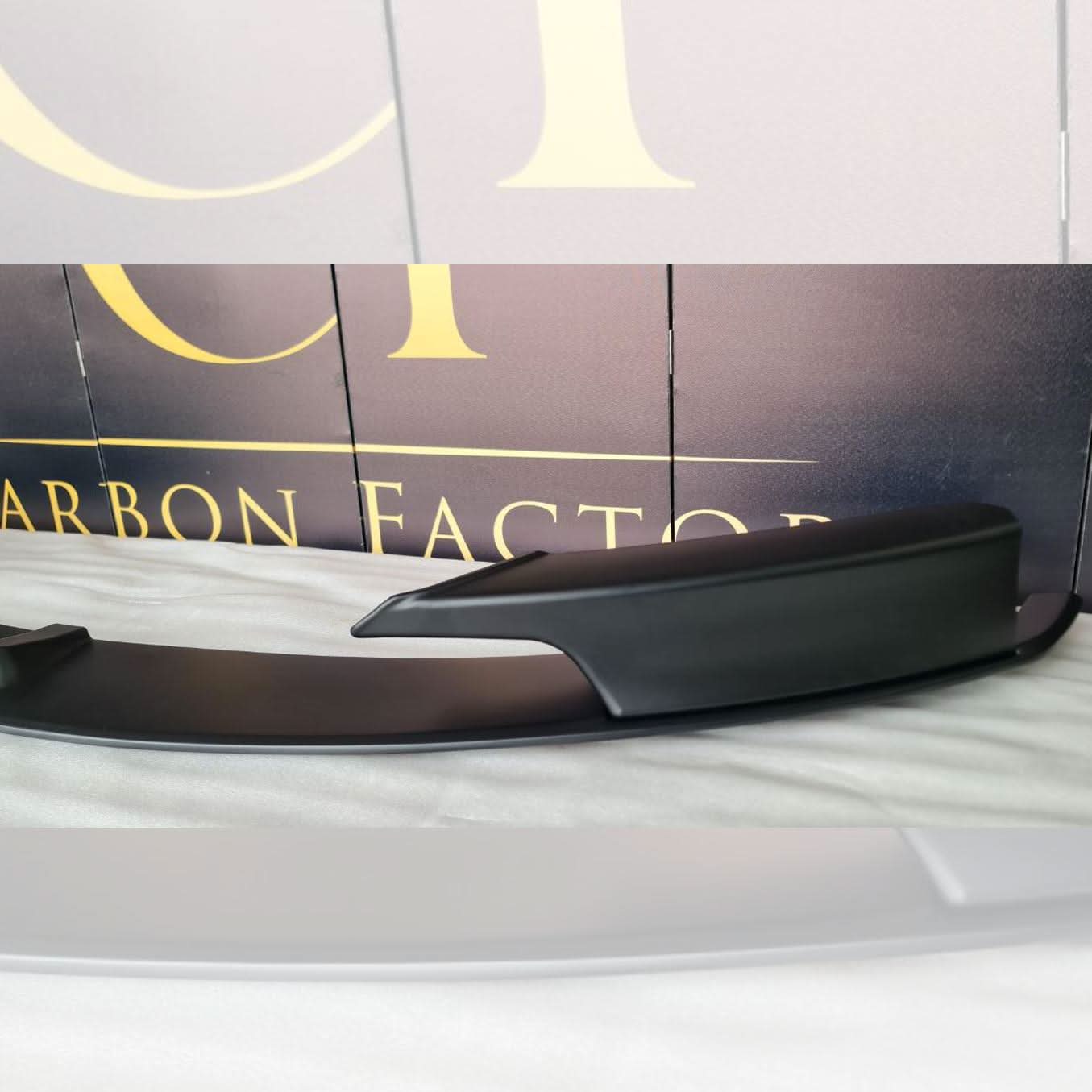 MP Style Matt Black Front Splitter for BMW F30 F31 3 Series M Sport 12-19 - Carbon Factory