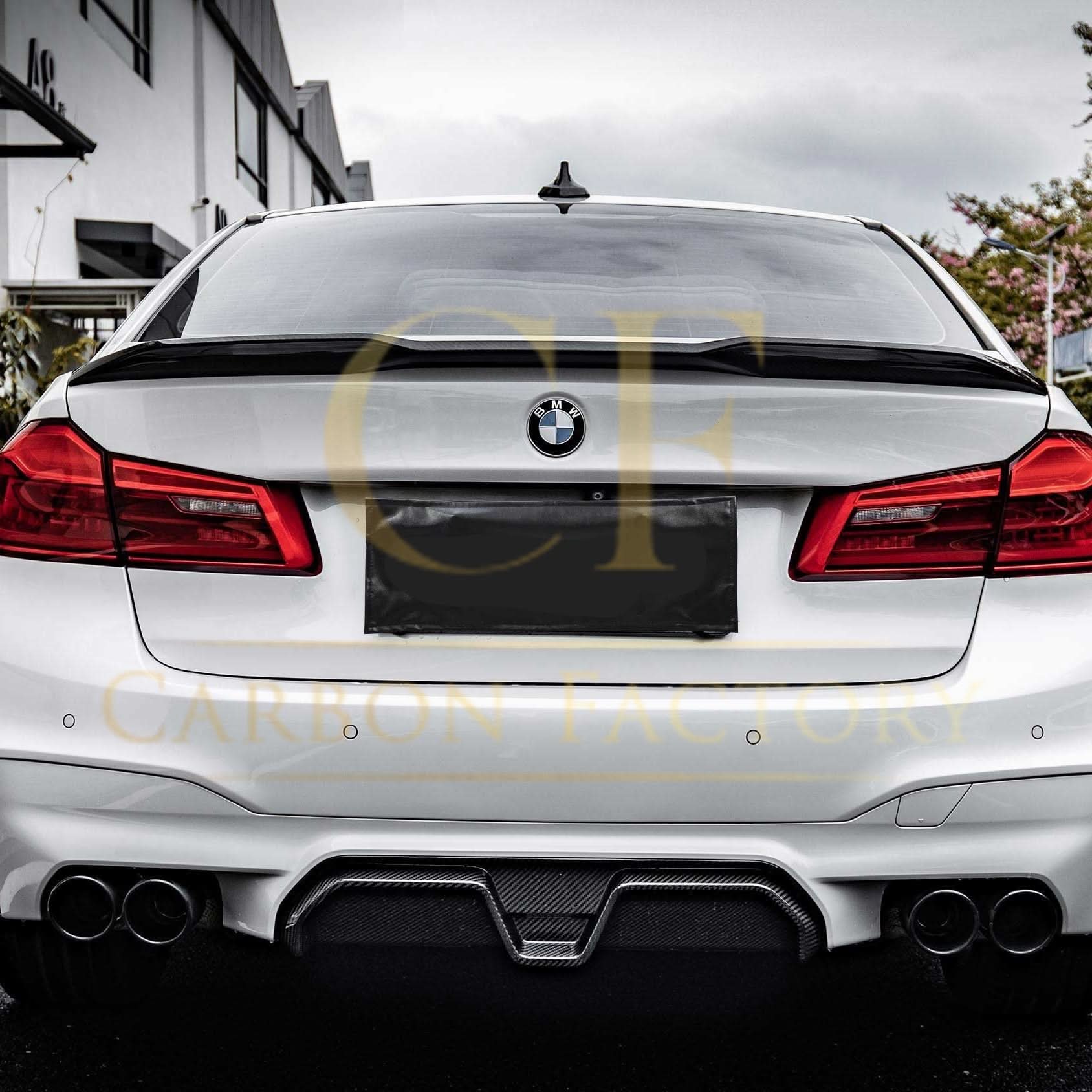 CS Style Pre-Preg Carbon Fibre Rear Diffuser for BMW F90 M5 17-24 - Carbon Factory