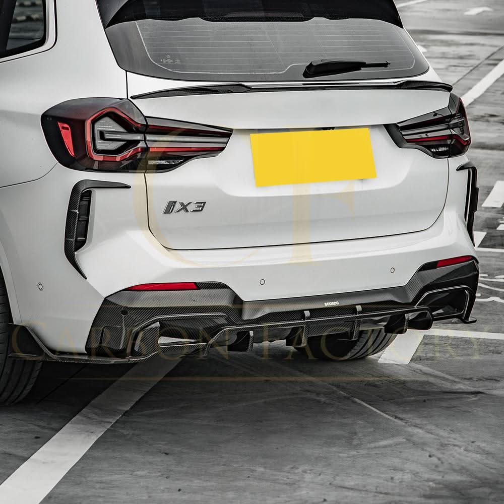 DS Style Pre-Preg Carbon Fibre Rear Diffuser for BMW G01 X3 G08 IX3 LCI 22-25 - Carbon Factory