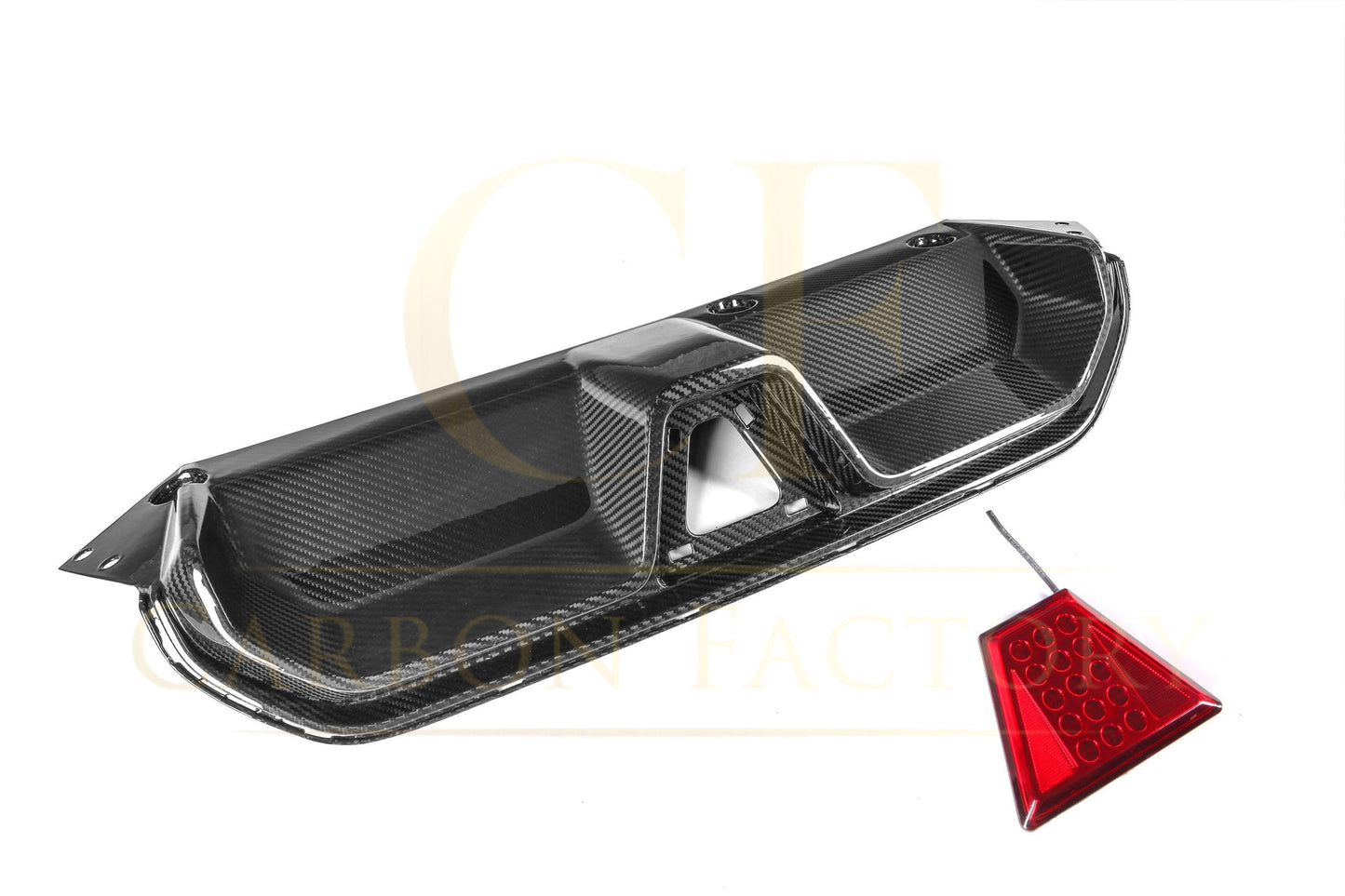 LED Style Carbon Fibre Rear Diffuser for BMW F90 M5 21-Present - Carbon Factory