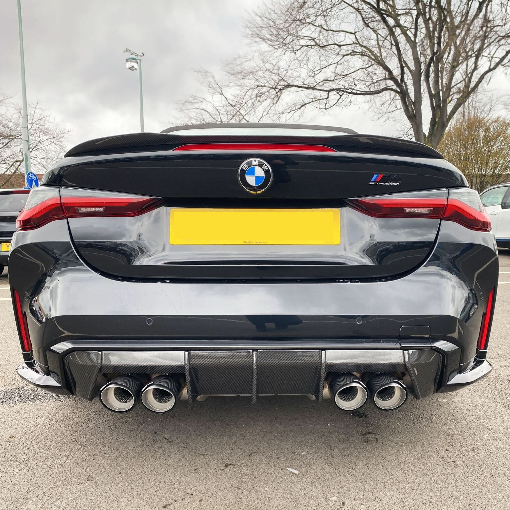 MP Style Pre-Preg Carbon Fibre Rear Diffuser for BMW G80 M3 G82 G83 M4 21-Present - Carbon Factory