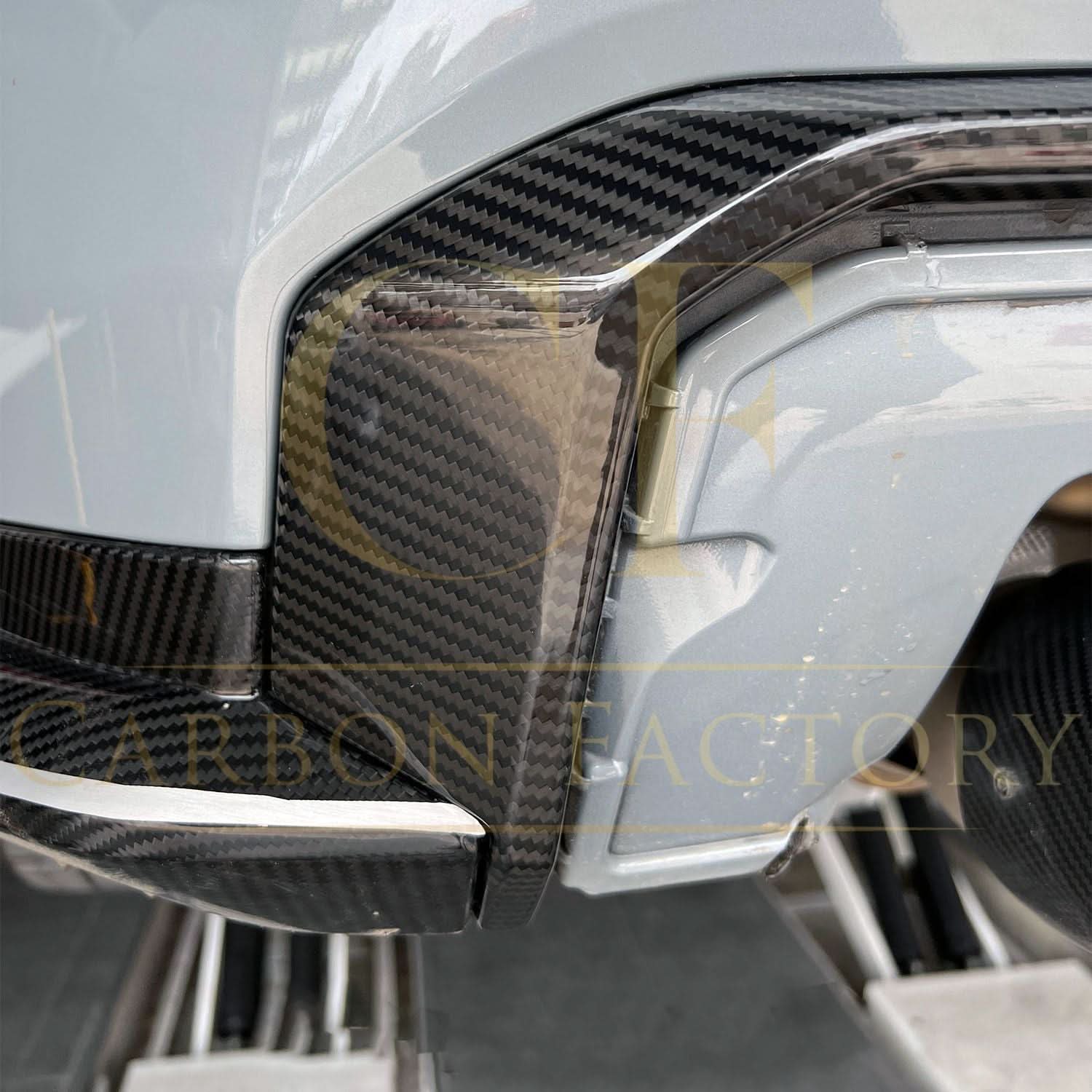OEM Style Pre-Preg Carbon Fibre Diffuser Trim for BMW G80 M3 G82 G83 M4 21-Present - Carbon Factory