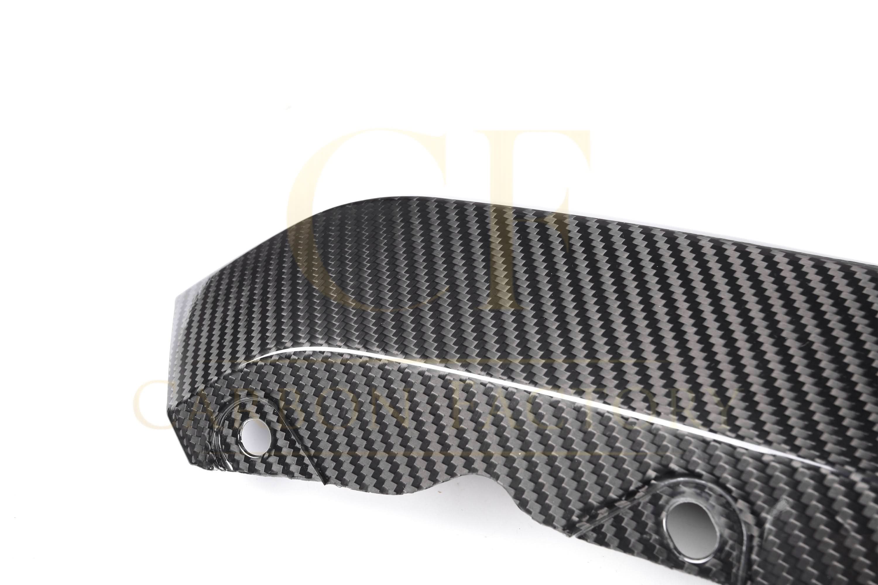 OEM Style Pre-Preg Carbon Fibre Rear Bumper Spats for BMW G80 M3 21-Present - Carbon Factory