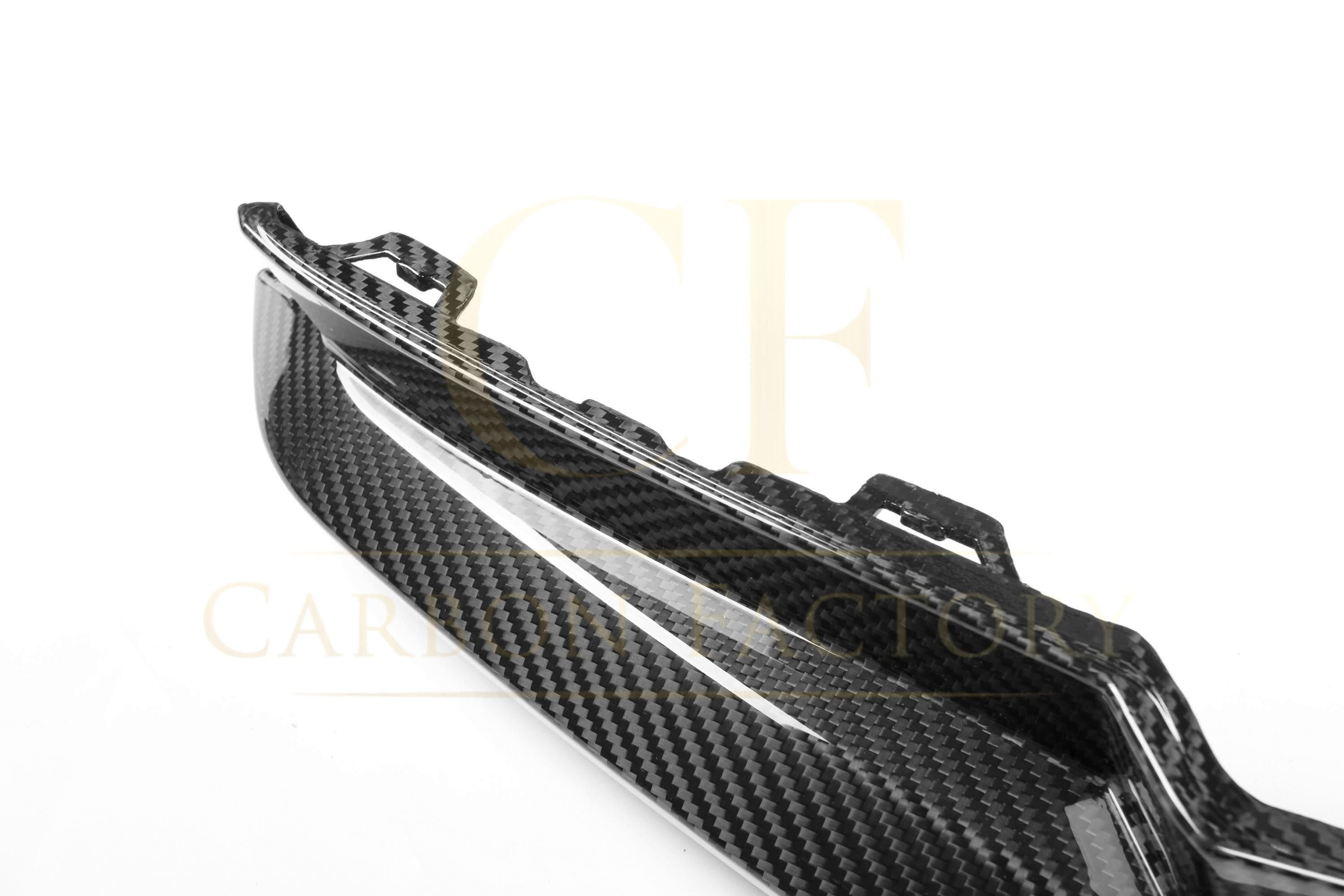 OEM Style Pre-Preg Carbon Fibre Rear Bumper Spats for BMW G80 M3 21-Present - Carbon Factory