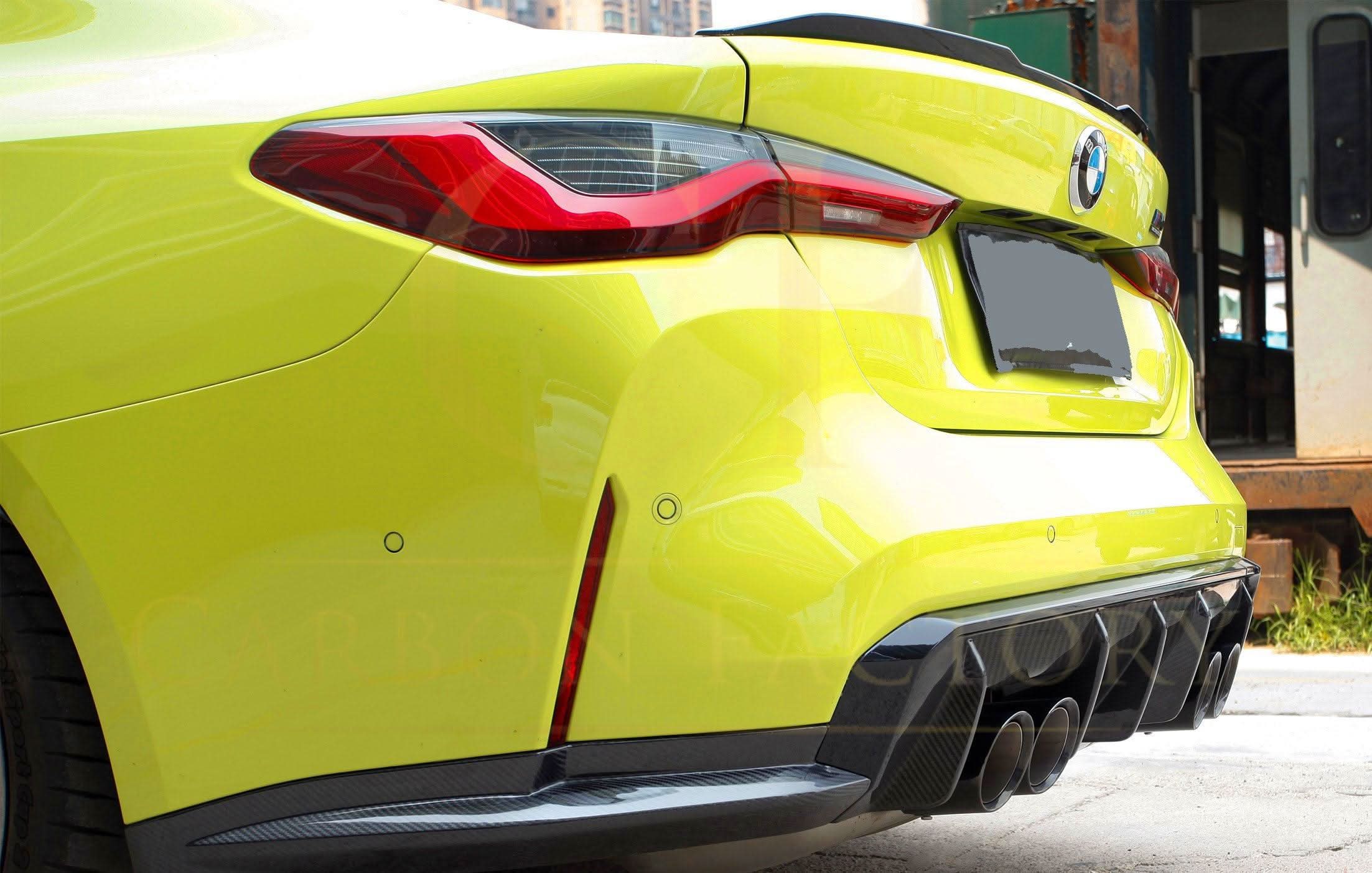 OEM Style Pre-Preg Carbon Fibre Rear Diffuser for BMW G80 M3 G82 G83 M4 21-Present - Carbon Factory