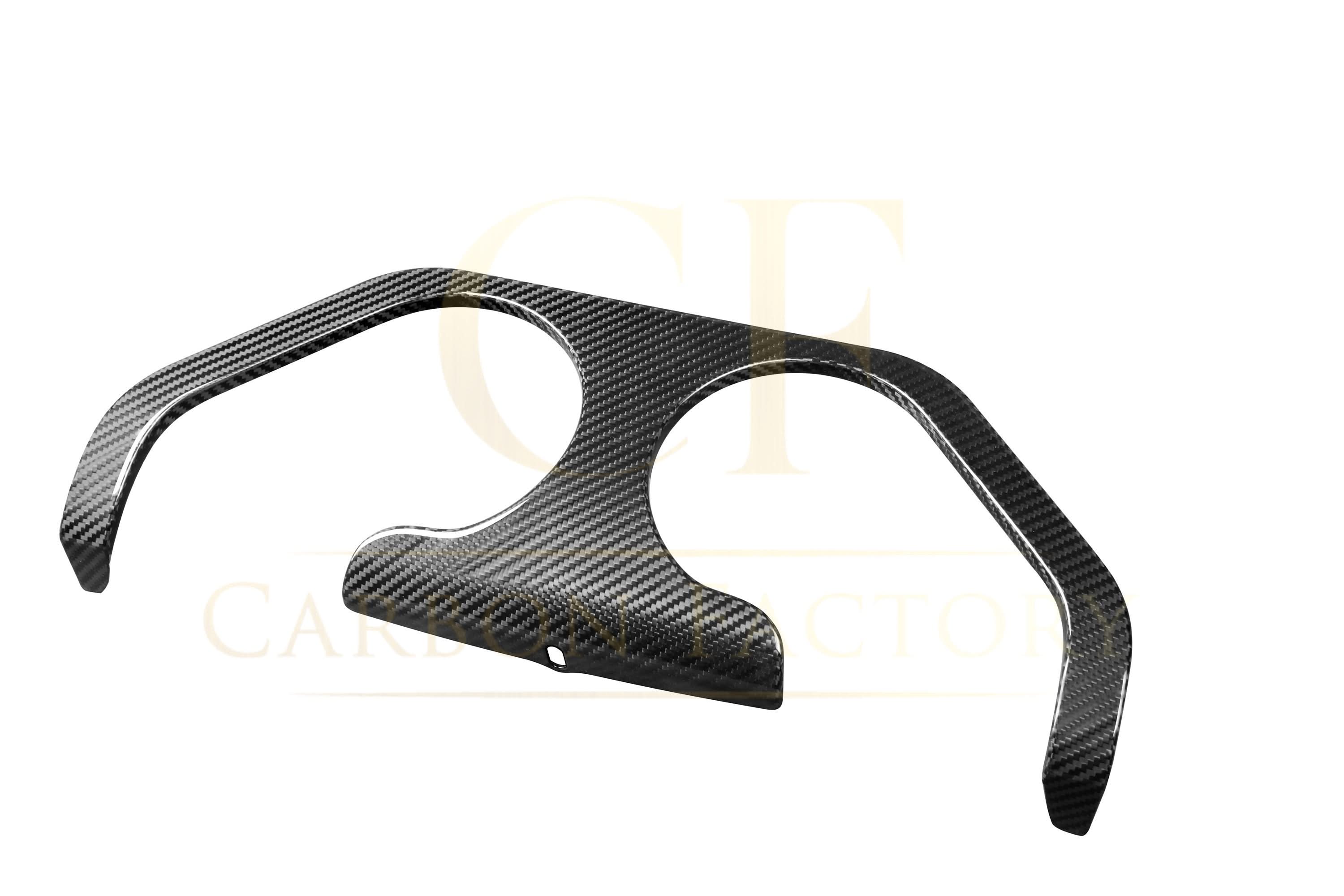 Pre-Preg Carbon Fibre Exhaust Trim for BMW G80 M3 G82 G83 M4 21-Present - Carbon Factory