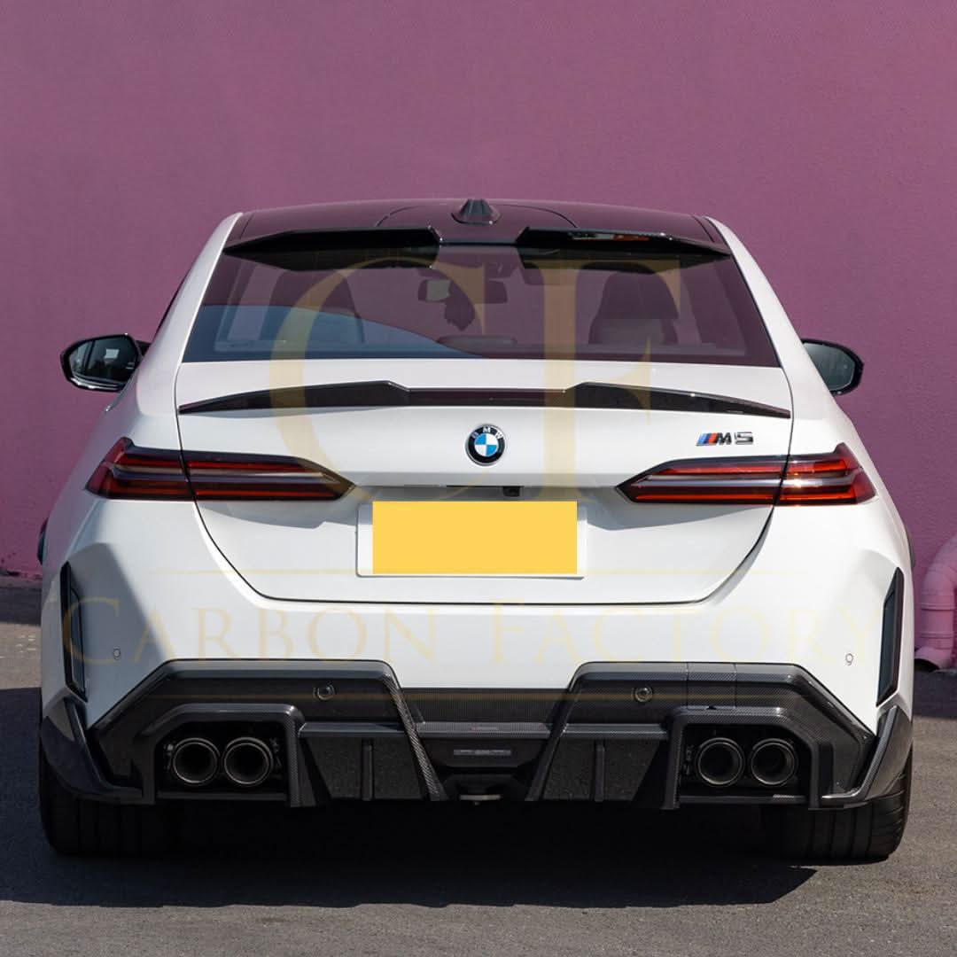 SQ-B Style Pre-Preg Carbon Fibre Rear Diffuser for BMW G90 G99 M5 2025-Present - Carbon Factory
