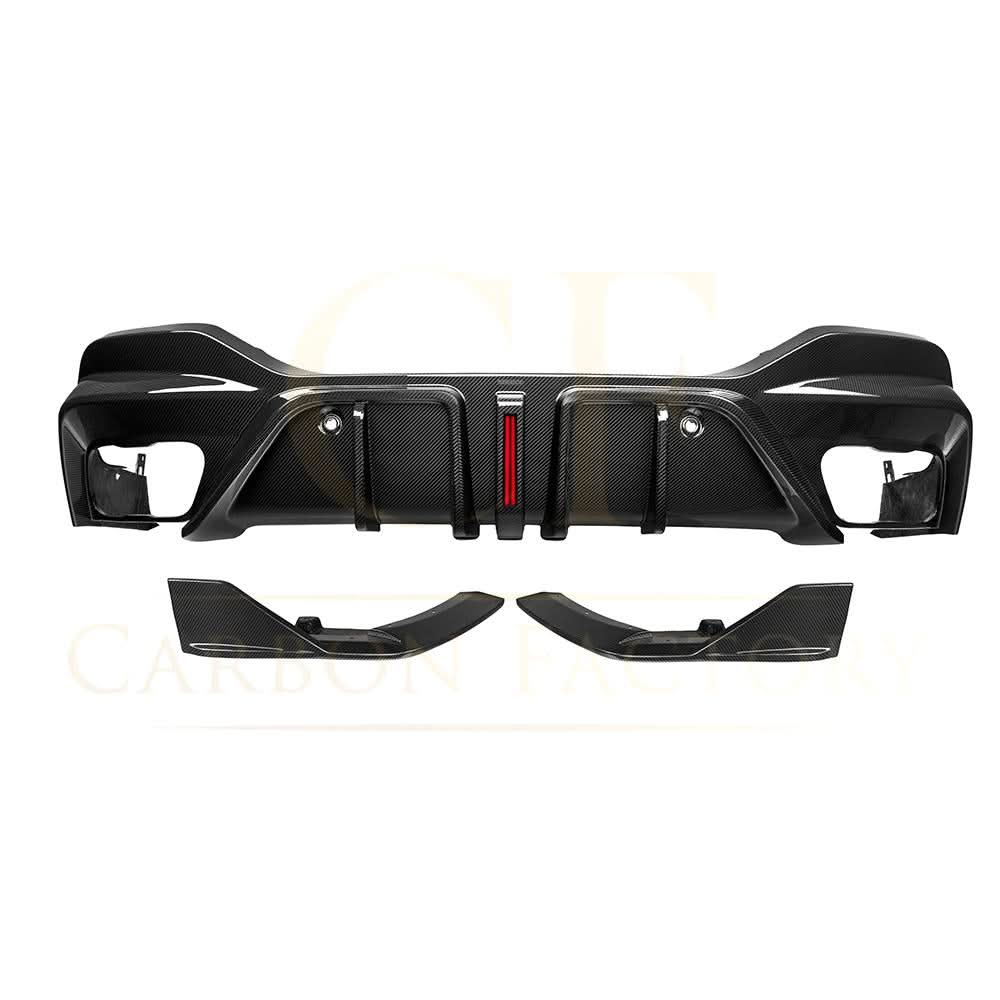 SQ Style Pre-preg Carbon Fibre Rear Diffuser for BMW G06 LCI X6 20-Present - Carbon Factory